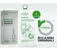 1 Confezione 6 SACCHETTI VORWERK FOLLETTO VK 200 220S ORIGINALI SPEDIZIONE 24H