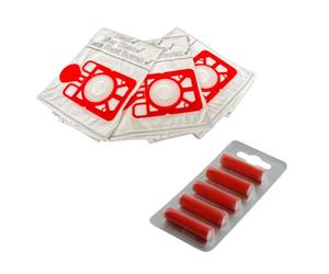 Sacchetti originali Numatic Hepa-Flo Hoover Henry Hetty NRV per aspirapolvere (confezione da 3 + 5 deodoranti)