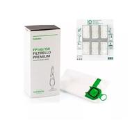 SACCHETTI ORIGINALI VORWERK FOLLETTO PER MODELLO FOLLETTO VK140-VK150 6 PEZZI + DOVINA PROFUMI (MIGLIOR PRODOTTO ORIGINALE VORWERK)