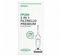 SACCHETTI ORIGINALI VORWERK FOLLETTO VK200 FILTRELLO PREMIUM CONFEZIONE 6 PEZZI