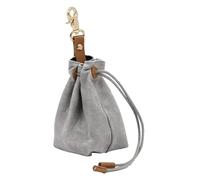 Sacchetti per addestramento di animali domestici, in tela portatile, per addestramento del cane, design con coulisse, borsa impermeabile con gancio in metallo per arrampicata, shopping, attività