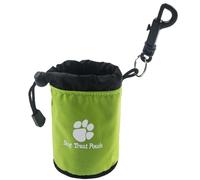 Sacchetti per addestramento per cani - Sacchetti per dolcetti, mangiatoie, in lino per esterni, per dolcetti, cibo secco e molto altro quando si viaggia con il cane, verde, vedi descrizione