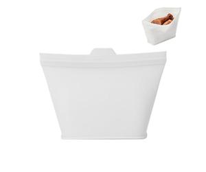 Sacchetti per alimenti - 500 ml in silicone a prova di perdite, riutilizzabili, sacchetti per congelatore, sacchetti per frutta, , insalata, pranzo, snack, razza, casa, ufficio, viaggi