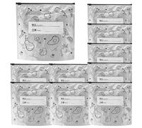 Sacchetti per alimenti in carta di alluminio - 10 sacchetti multiuso piccoli 23 x 15 m, medio 25 x 26 C, grande 35 x 26 cm, sacchetti ermetici riutilizzabili in alluminio per verdure, frutta, V