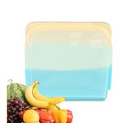 Sacchetti Per Alimenti In Silicone,Per Alimenti Multiuso - Contenitori Trasparenti Impermeabili Per Spuntini Marinatura Carni Viaggio Cereali