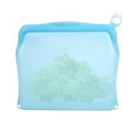 Sacchetti per alimenti - Pratici sacchetti in silicone per congelatore di verdure e carne, contenitori per snack e sandwich, design robusto e leggero, eccellente uso domestico e campeggio, 18,8 x 16,5