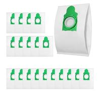 Sacchetti per aspirapolvere 8300AM 8300ER per SEBO Airbelt E Serie E1 E2 E3 tessuto non tessuto a 4 strati filtro 99,97% polvere fine antistrappo facile da cambiare per pulizia domestica verde bianco
