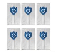 Sacchetti per aspirapolvere compatibili con aspirapolvere Miele e Hoover serie C1, C2, C3, S227, S240, S270, S400, S5, S8, progettati per una vestibilità sicura e controllo della polvere, 6 pezzi, blu