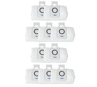 Sacchetti per aspirapolvere compatibili con ecovacs per deebot X1 per omni per t20 per omni, sacchetti di ricambio in tessuto non tessuto da 3 l per stazione di aspirazione, materiale antistrappo