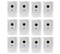 Sacchetti per aspirapolvere compatibili con Ecovacs per X5, Omni e X5 Pro, per Omni Robot Aspirapolveri, design sigillato per pulizia igienica, grande capacità, confezione da sei a dodici pezzi per