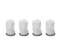 Sacchetti per aspirapolvere compatibili con Henry Quick per Numatic NQ100 Hen100 HET100 HET100 a tre strati in microfibra autobloccante con colletto bianco (confezione da 4)