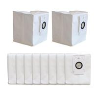 Sacchetti per aspirapolvere compatibili EZVIZ per robot aspirapolvere perfettamente adatti per RC3 Plus e RE4 Plus, processo di sostituzione facile (confezione da 10)