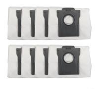 Sacchetti per aspirapolvere, confezione da 8 pezzi, per robot D10 Plus Gen 2/L10s Plus, sacchetti per la polvere di grande capacità, filtraggio efficiente, robusto tessuto non tessuto, facili da