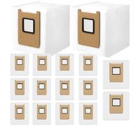 Sacchetti per aspirapolvere E25/E28, 16 pezzi, E25/E28, compatibili con robot aspirapolvere Eufy E25, E28, E20, C28, 3L, grande capacità, a prova di perdite