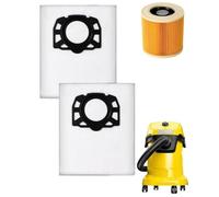 Sacchetti per aspirapolvere Kärcher WD 2 Plus, WD 3, WD 3, WD 3, WD 3, 2 pezzi