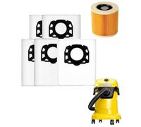 Sacchetti per aspirapolvere Kärcher WD 2 Plus, WD 3, WD 3, WD 3, WD 3, 5 pezzi