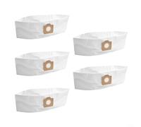 Sacchetti per aspirapolvere Karcher WD3 6 959130 Series con grande volume e tessuto non tessuto trattato antistatico, confezione da 5