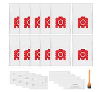 Sacchetti per Aspirapolvere per Miele Classic C1 Complete C2/C3, S227 S400i S600 S5000 e S8000 Series, 12 Pezzi Sacchetti per Aspirapolvere Efficienti con 4 Filtri di Protezione del Motore