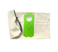 Sacchetti per aspirapolvere riutilizzabili 204309 con 4 strati per tessuto filtrante premium e componenti in plastica, sacchetti per la polvere lavabili per Mini, per midi, CT15, CT25 (verde)
