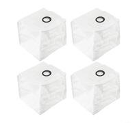 Sacchetti per aspirapolvere robot Ezviz compatibili con Rc3 Plus Re4 Plus Re4+ Re5 Plus, sacchetti per aspirapolvere ad alta capacità da 4 l, fino a 90 giorni, installazione utensile, confezione da 10