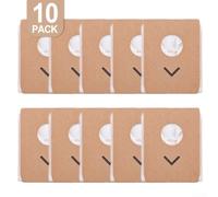 Sacchetti per aspirapolvere senza fili Eureka Stylus e Elite NEC490BL, confezione da 4/10, costruiti per una maggiore durata ed efficace cattura della polvere (confezione da 10)