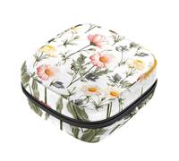 Sacchetti per assorbenti igienici, bella borsa per assorbenti mestruali, in tessuto Oxford, per coppette mestruali, per allattamento, tamponi, mestruazioni, con cerniera, per ragazze e donne,