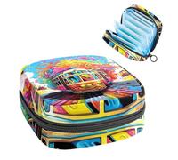 Sacchetti per assorbenti igienici da donna, borsa per assorbenti mestruali di grande capacità, borsa per il cervello e il ciclo mestruale Bus-59, borsa porta assorbenti