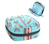 Sacchetti per assorbenti igienici da donna, grande capacità mestruale, borse per mestruali pasquali, borse per il periodo mestruale Cross-532, borsa porta tamponi