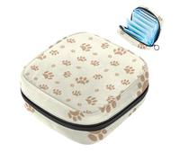 Sacchetti per assorbenti igienici da donna, grande capacità mestruale Pad Bag, Dog Cat Paw-976 borse mestruali mestruali, tamponi raccogliere borsa titolare