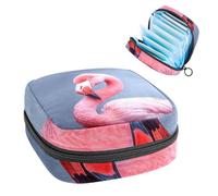 Sacchetti per assorbenti igienici da donna, grande capacità mestruale Pad Bag, Flamingo-532 borse mestruali, tamponi raccogliere borsa titolare