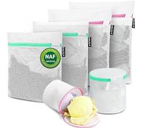 Sacchetti per biancheria in rete, confezione da 6 sacchetti per lavaggio in lavatrice, riutilizzabili e durevoli, per camicette delicate, calze, biancheria intima, reggiseni, lingerie, vestiti per