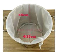 Sacchetti per birra con filtro, a rete fine, colore bianco, riutilizzabile, multi dimensione, per birra di tutti i grani, con coulisse, in un sacchetto (3545)