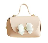 Sacchetti per bomboniere | Piccola borsa riutilizzabile | Borse in pelle con manici e fiocco scatole per bomboniere per matrimoni, damigelle d'onore per vacanze, rosa, Refer to description, Unisex