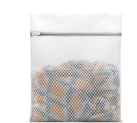 Sacchetti per bucato in rete con cerniera, Confezione da 3 sacchetti for bucato in rete for capi delicati, lingerie, reggiseni, 12 x 16 pollici(S 3pcs)