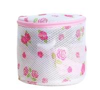 Sacchetti per bucato in rete con cerniera, Sacchetti for il bucato del reggiseno for lavatrice in rete con cerniera, confezione da 4 rossi