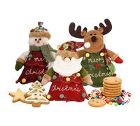 Sacchetti Per Caramelle Di Natale 3 Pezzi Borsa Con Cerniera Riutilizzabile