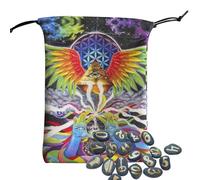 Sacchetti per carte di tarocchi | Sacchetto per rune, dadi, cristalli e gioielli, deposito per dadi cristalli divinazione Oracle Home esoterismo Uso universale, Fhr60, Se référer au descriptif,