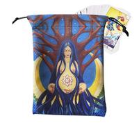 Sacchetti per carte di tarocchi | Sacchetto per rune, dadi, cristalli e gioielli, deposito per dadi cristalli divinazione Oracle Home esoterismo Uso universale, Fahrah, Se référer au descriptif,