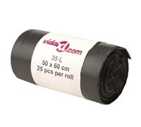 Sacchetti per Cestini 250 pz Neri 35 L