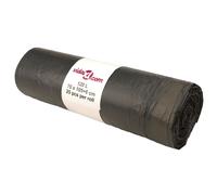 Sacchetti per Cestini con Coulisse 250 pz Neri 120 L