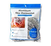 Sacchetti per coprire i pasti preparati Foglio alluminio da 7, 9 pollici Manicotti per piatti con design slip-on per ciotole, supporto per in cucina Sacchetti per coprire i piatti in Slip