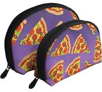 sacchetti per cosmetici, cielo notturno, pizza, divertenti borse per il trucco da viaggio, borsa da toilette da donna
