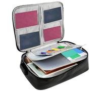 Sacchetti per documenti di capacità, organizer per documenti, con combinazione di lucchetto, organizer per documenti portatile, con pratica borsa per documenti per importanti documenti