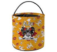 Sacchetti per Dolcetti di Halloween Papillion Dog Borse Zucche Banchetti