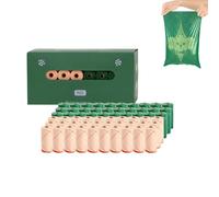 Sacchetti Per Feci Canine,60 Rotoli Senza Profumo Con Porta Sacchetti E Dispensatore - Per Rifiuti Animali Senza Profumo | Per Animali Domestici Gatto Lettiera Spazzatura Cucciolo Esterno