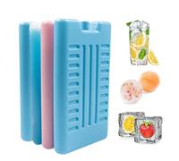 Sacchetti per ghiaccio per - Ice Packs | Sacchetti per ghiaccio per borsa fredda | Sacchetti per ghiaccio riutilizzabili a mezzogiorno | 4 blocchi per congelatore per picnic | Confezione per
