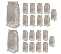 Sacchetti per grasso per olio da cucina - Supporto rivestito in alluminio da 20 pezzi, contenitore per smaltimento a prova di perdite, drenaggio senza intasamenti | di stoccaggio del filtro da