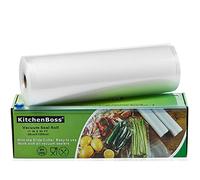 Sacchetti per il Sottovuoto Alimenti, 1 Rotoli 28x1500cm, Sacchetti Sottovuoto Alimenti, Rotoli per Sottovuoto Alimenti, di KitchenBoss