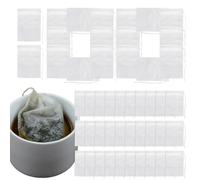 Sacchetti per infusore di tè vuoti - sacchetti traspiranti per tè e erbe sfusi | Borse a rete fine non tessute per decotti, caffè, Soaks e miscele, durevoli e senza perdite