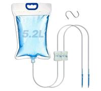 Sacchetti per irrigazione per piante regolabili 5,2 L Trasparente | Sacco automatico per irrigazione a goccia Interno, Esterno, Alberi, Giardino, Serra, Germinazione, Letti rialzati, Aiuta